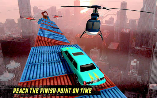 Extreme Limo Mega Ramp - Car Driving Games 3D screenshot 7