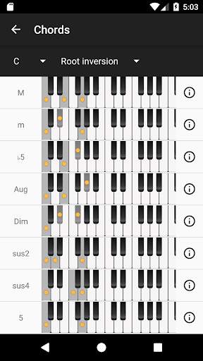 Piano Chords and Scales screenshot 1