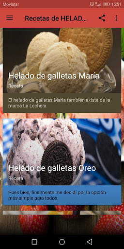 Recetas de HELADOS caseros screenshot 3