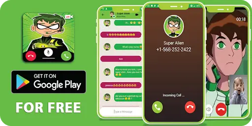 video call, chat simulator and game for benten screenshot 1