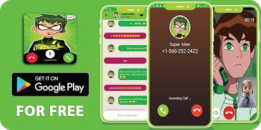 video call, chat simulator and game for benten 1 تصوير الشاشة