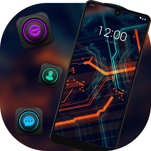 Tech tema Teknolohiya chip Jio telepono 3 icon