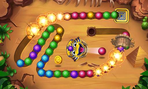 Marble Shoot - Egyptian - Marble shooting screenshot 1