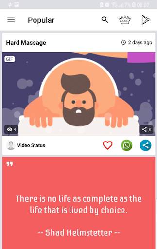 Bobfy Baixar Vídeos Engraçados pra Whatsapp Status screenshot 2