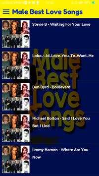 Male  Best Love Songs screenshot 5