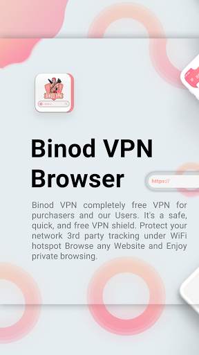 Binod VPN Browser screenshot 1
