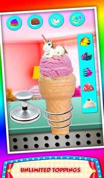 Unicorn Rainbow Ice Cream Cone Cupcake Cooking screenshot 8