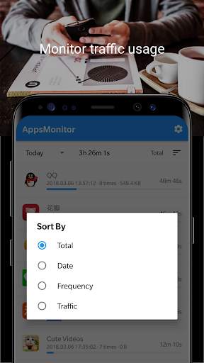 AppsMonitor -  Monitor app time and traffic usage 3 تصوير الشاشة