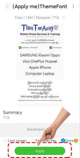 TTA Mi Myanmar Unicode Font screenshot 5