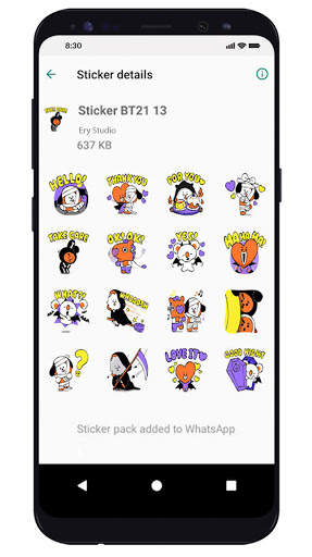BT21 Sticker Free For Whatsapp screenshot 5