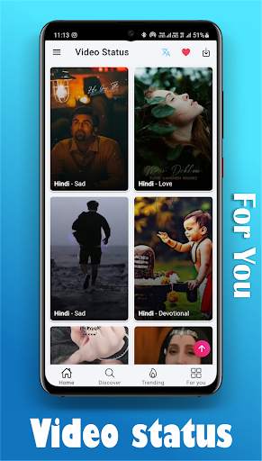 Full Screen Video Status App screenshot 1