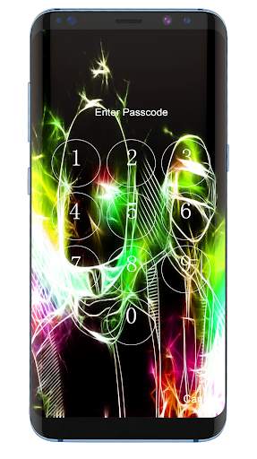 Electro House Music Lock Screen screenshot 4