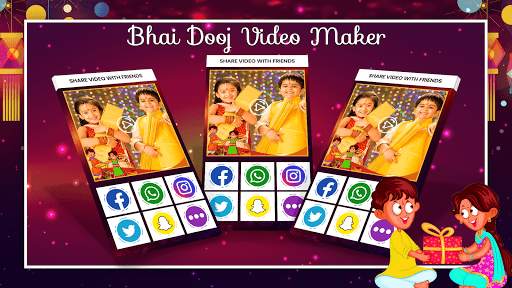 Happy Bhai Dooj Video Maker With Music screenshot 5