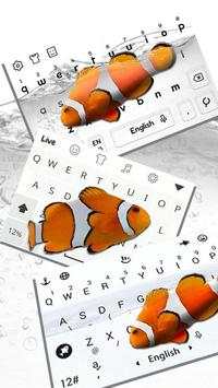 Animated Cute Fish Keyboard 3 تصوير الشاشة