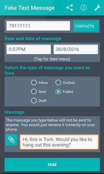 Fake Text Message 2018 screenshot 4