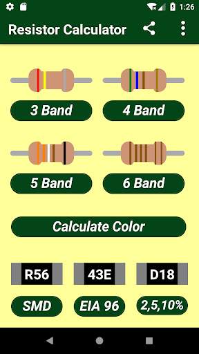 Resistor Calculator screenshot 1