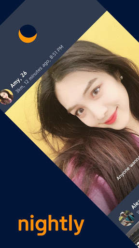 nightly - dating camera, chat with nearby people screenshot 1