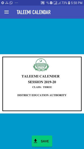 Taleemi Calendar screenshot 3