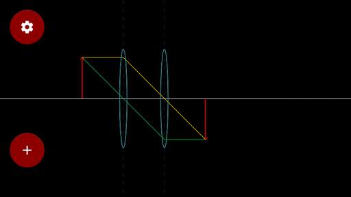 Ray Optics, Optics Physics, Ray Diagram Simulation screenshot 1