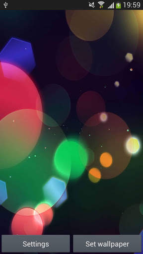 Cute and circle live wallpaper screenshot 1