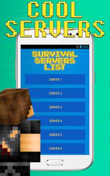 Survival servers for Minecraft screenshot 1