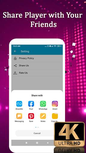 4K Video Player 3 تصوير الشاشة