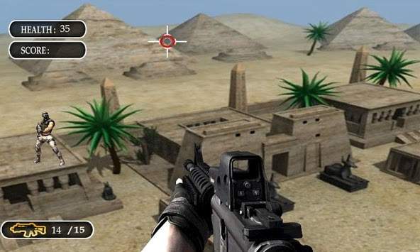 Sniper Desert Commando Shooter screenshot 1