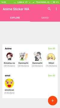 Anime Stiker Whatsapp screenshot 1