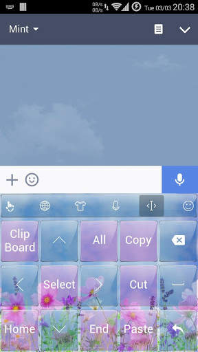 Keyboard Theme G Spring Flower screenshot 4