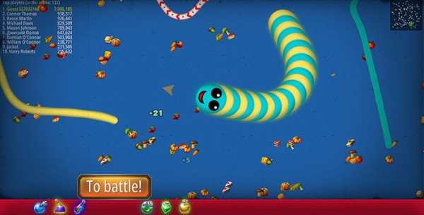 Worm Snake IO : Zone Puzzle 2020 screenshot 3