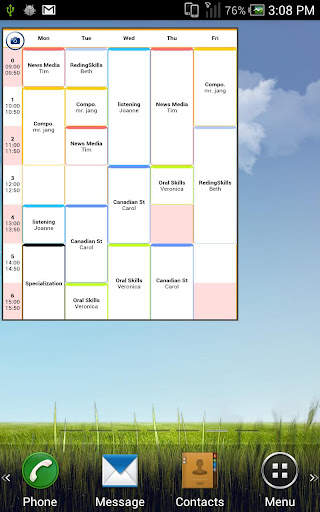 시간표(Simple TimeTable) screenshot 4