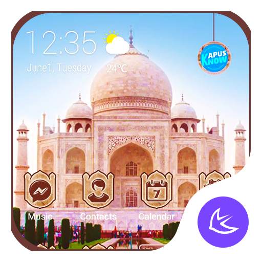 Taj Mahal theme & wallpaper 83.0.1001