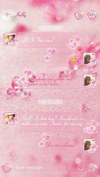(FREE) GO SMS SPARKLING THEME 2 تصوير الشاشة