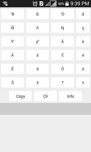 SenLangEdit - Virtual Keyboard Senegal screenshot 1
