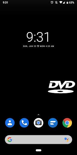 Bouncing DVD Screensaver Live Wallpaper screenshot 6