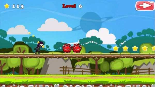 Run Ninja Fly Ninja! Free screenshot 3