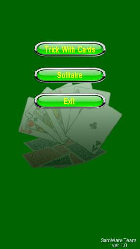 Solitaire game screenshot 1
