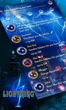 GO SMS LIGHTNING2 THEME 1 تصوير الشاشة