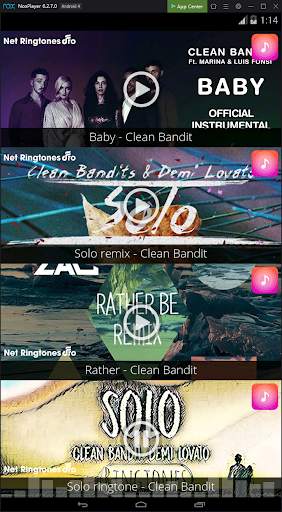 Clean Bandit Best Perfect Ringtones screenshot 1