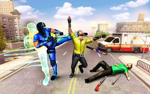 Invisible Ninja Rope Hero Game screenshot 3