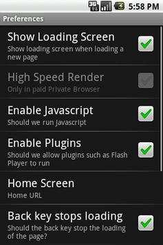 Free Private Browser screenshot 6
