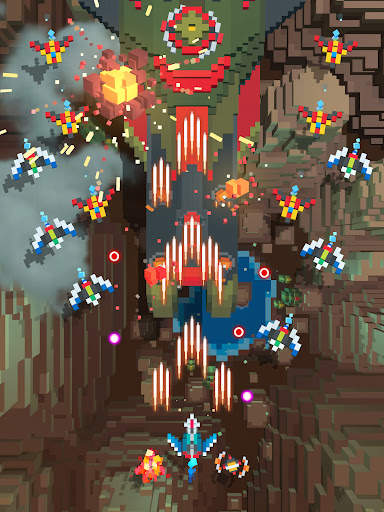 Sky Wings: Pixel Fighter 3D screenshot 10