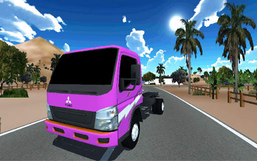 Truck Oleng Canter Simulator (Indonesia) screenshot 1