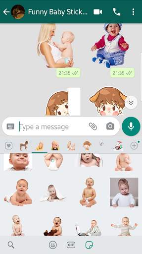 Stickers🥳Funny Baby WAStickerApps for WhatsApp screenshot 2