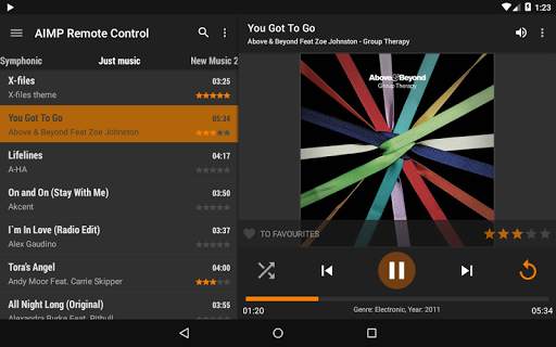 AIMP Remote Control screenshot 8