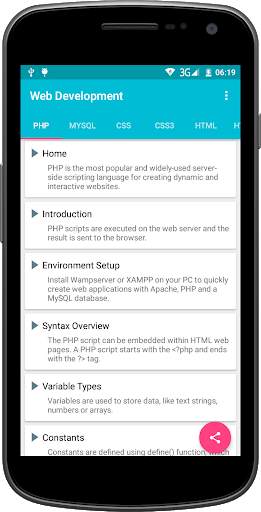 Web Development screenshot 1