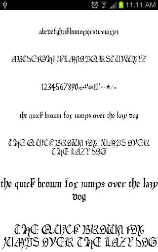 Old English Font Message Maker screenshot 1