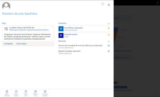 Dynamics 365 for Tablets screenshot 1