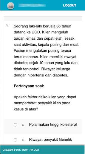 Ujian Online FIK UMJ screenshot 1