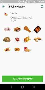 WAStickerApps Food Sticker Pack for WhatsApp screenshot 3